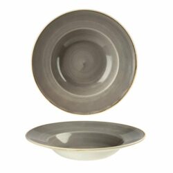 Stonecast Peppercorn Grey pastatallerken 24 cm, Churchill