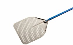 Pizzaspade perforeret 33x33x60 cm, Gi-metal
