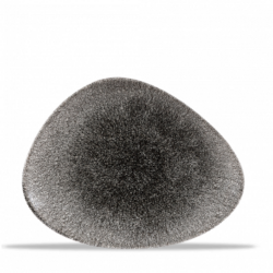 Studio Prints Rake Quartz Black trekantetet tallerken 26,5, Churchill