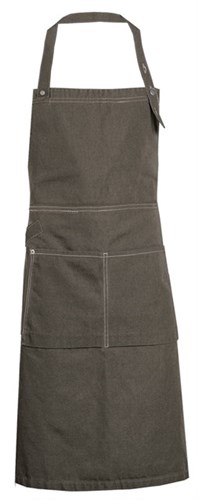 Smækforklæde i denim, brun/bun, Nybo