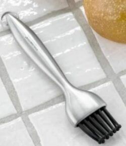 Bagepensel med silicone børste, Steel Function