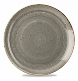 Stonecast Peppercorn Grey flad tallerken 32,4 cm, Churchill
