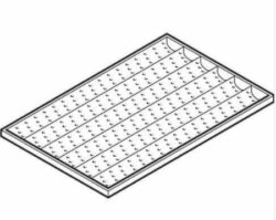 Bageplade til baguette 60x40