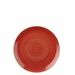 Stonecast Berry Red flad tallerken 21,7 cm, Churchill