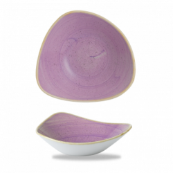 Stonecast Lavender trekantet skål 23,5 cm, Churchill