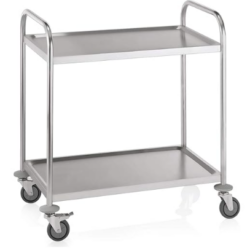 Servicevogn med 2 hylder, 85x53x95 cm - WAS