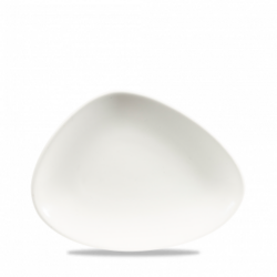 Super Vitrified White trekantet tallerken 20 x 15 cm, Churchill