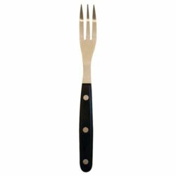 Steakgaffel med sort pom skaft m/ 12 stk