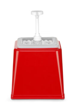 Sauce dispenser med pumpe, flere farver - Hendi