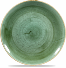 Stonecast Samphire Green flad tallerken 26 cm, Churchill