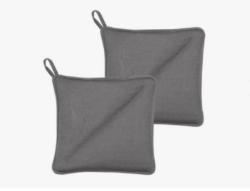 Södahl Soft Grydelapper 2-PAK, Grå