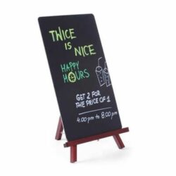 Menu tavle m. træfod 22x21x(h)36 cm, Hendi