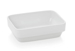 Skål i hvid porcelæn 11,5x8x3,5cm, WAS