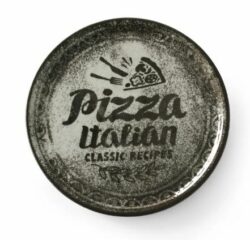 Pizzatallerken Recipe Collection Black Ø33 cm, Hendi