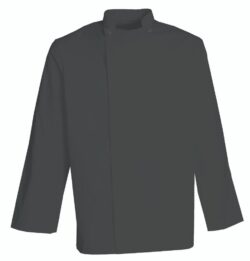 Take Away unisex kokkejakke m/lange ærmer i sort, str. S, Nybo