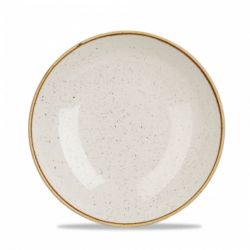 Stonecast Barley White dyb tallerken 24,8 cm, Churchill