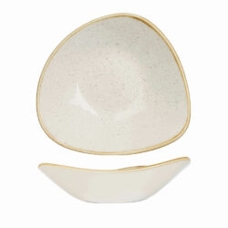 Stonecast Barley White trekantet skål 15,3 cm, Churchill
