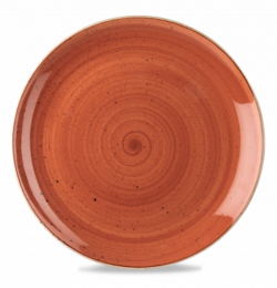 Stonecast Spiced Orange flad tallerken 32,4 cm, Churchill
