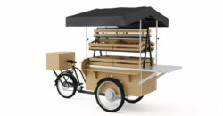 Markedscykel Gastrobike med hylder, el og vask