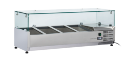 Køleopsats 120 cm m/ glastop til 1/3 gn, Coolhead