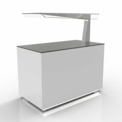 Neutral buffetkøler med glasopsats, fra Sayl
