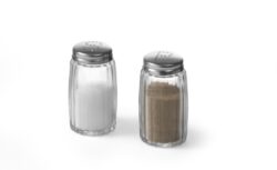 Salt- & peberbøsse sæt i glas, Hendi