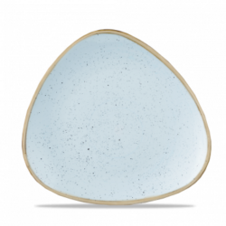 Tallerken flad 22 cm triangelform, Duck Egg - Churchill