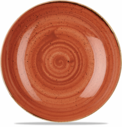 Stonecast Spiced Orange dyb tallerken 31 cm, Churchill