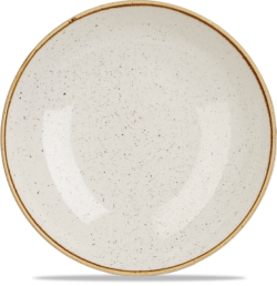 Stonecast Barley White dyb tallerken 30 cm, Churchill
