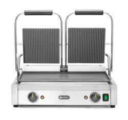 Klemgrill dobbelt rillet top og glat bund, Hendi