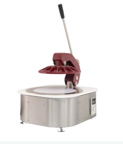 Pizzaformer, bordmodel4 justerbare fødderDimensioner (BxDxH): 60x65x95 cmDimensioner for presseområdet: Ø28/35 cmEffekt: 230V 50/60 Hz 350W