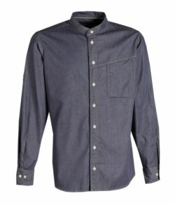 New Nordic skjorte m/langærmet denimblå str. L, Nybo