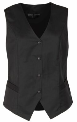 Damevest i sort str. 3XL, Nybo