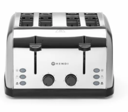 Toaster til 4 skiver brød, Hendi