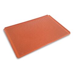 Bageplade 60x40 m/ perforeret siliconebelægning