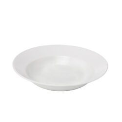 Quadro pasta tallerken i hvid stentøj Ø30 cm