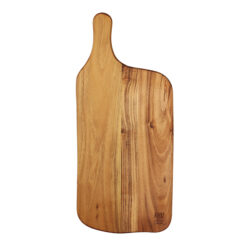 RAW Teak skærebræt m/håndtag 43x19x1,5 cm