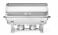 Chafing dish 1/1 med rullelåg (buet), Hendi