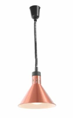 Konisk varmelampe i kobber, Hendi