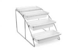 Buffetstativ til 4x 1/3 gn, Pujadas