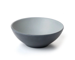 Melamin skål i grå rund Ø14,5 cm, Pujadas