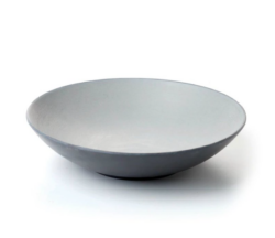 Melamin skål i grå rund Ø24 cm, Pujadas