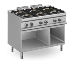 Kogebord 6 blus til gas, MBM 700 serie