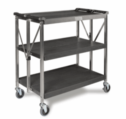 Servicevogn foldbar med 3 hylder, Pujadas