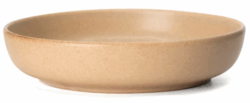 Dyb tallerken Ø18 cm i sand, Clay