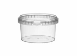 Plastbøtte rund i klar 180 ml (restsalg)