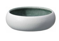 Goro hvid/grøn skål Ø19,5 cm, Finedine