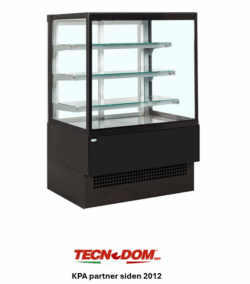 Kølemontre EVOK 120 cm FAST LAVPRIS, Sort ral 9005, Tecnodom