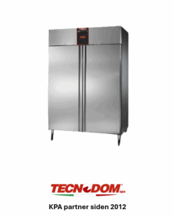 Industrikøleskab 1400 L, Energiklasse A fra Tecnodom R290 kølemiddel