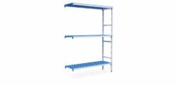 Køle-/fryserumsreol m/3 hylder vinkelmodul 1560 x 555 x 1750 mm, Pujadas